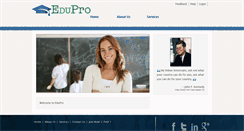Desktop Screenshot of edupro.com