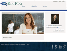 Tablet Screenshot of edupro.com
